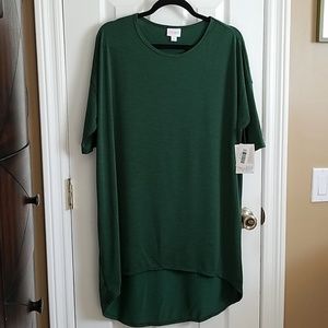 NWT Lularoe Irma M Medium Forest Green Slinky